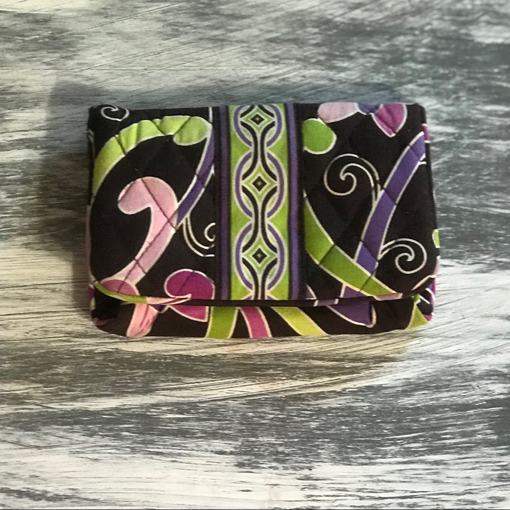 Retired Purple Punch Vera Bradley Flap Wallet 2009
